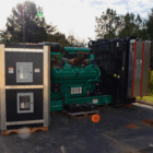 2250 kW Cummins Open Skid Diesel Generator with switchgear