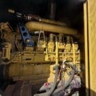 1500 kW CAT 3512C Generator wires