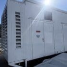 1500 kW CAT 3512C Generator Enclosure fan back