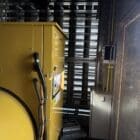 1500 kW CAT 3512C Generator Enclosure light coming through fans